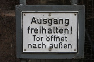Ausgang freihalten (Foto: M Muer)