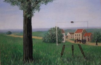 Magritte: Die schöne Gefangene. 1931. Schirn-Museum Frankfurt. Eigenes Foto