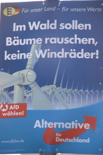 AfD - Plakat (Foto Arnold Illhardt)
