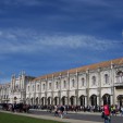 Lange Warteschlange am Jerónimos-Kloster in Lissabon (Foto: Birgit Hartmeyer)