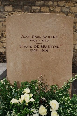 Grab Sartre-Beauvoir (Foto Marion Illhardt)