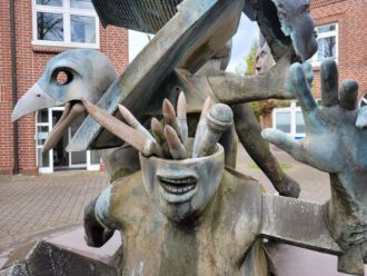 Der mystische Brunnen in Telgte (Foto Arnold Illhardt)
