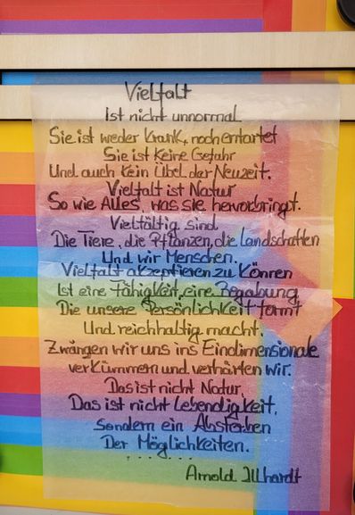 Vielfalt (Gestaltung und Text Arnold Illhardt)