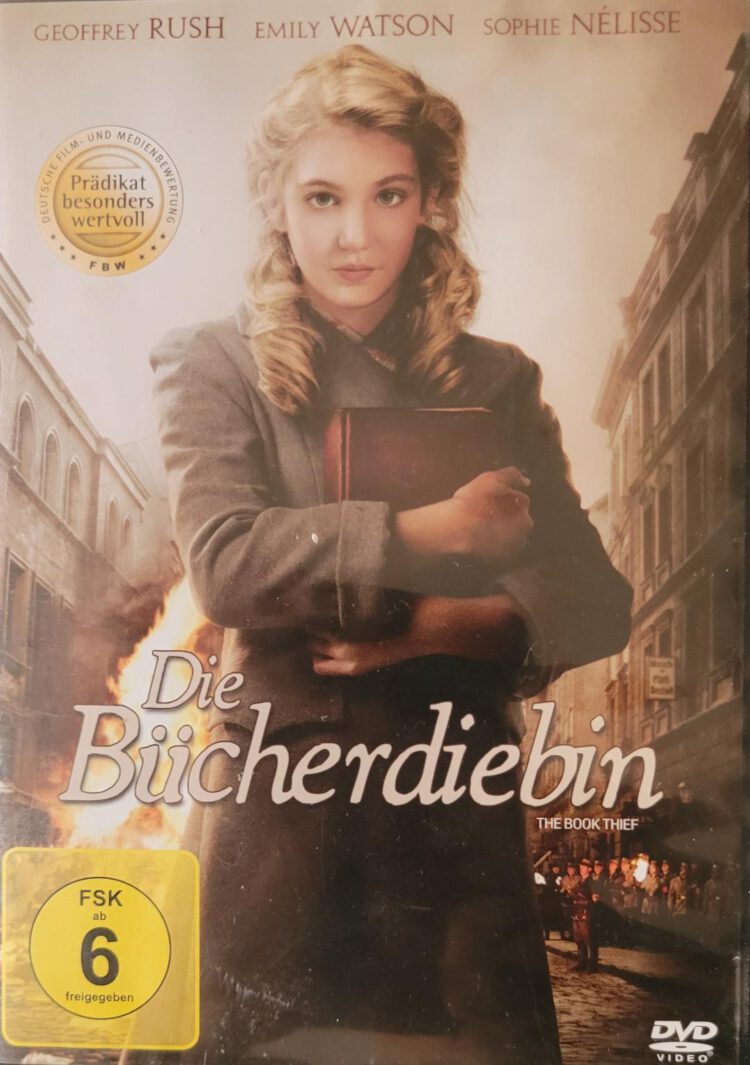 Die Bücherdiebin (Foto von DVD)