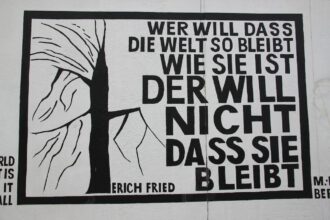 Erich Fried - Blick auf die Welt (Foto Arnold Illhardt)